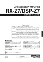 Yamaha DSP-Z7 - Service Manual 
